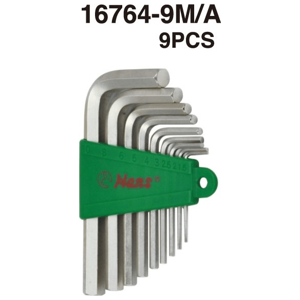 Hans 16764 Hex Key / Allen Wrench Set (Standard) - KHM Megatools Corp. Hans 16764 Hex Key / Allen Wrench Set (Standard) - KHM Megatools Corp.